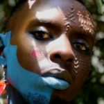 maquillage artistique tribal scarification